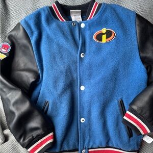 Disney Incredibles Kids Varsity Jacket - Size Large